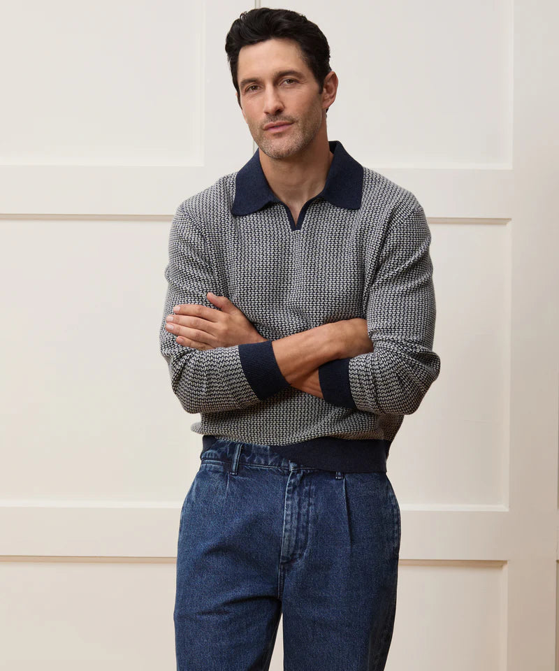 PUBLIC HOODIES ARTICLE #2803 Wool Basketweave Sweater